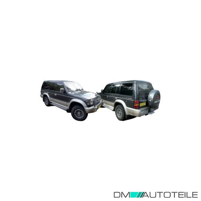 Stoßstange mitte vorne schwarz passt für Mitsubishi Pajero V2 V3 V4 ab 1991-1996