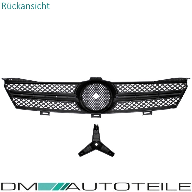 Kühlergrill Gitter Schwarz hochglanz + Chrom passend für CLS C219 W219 AMG 04-08