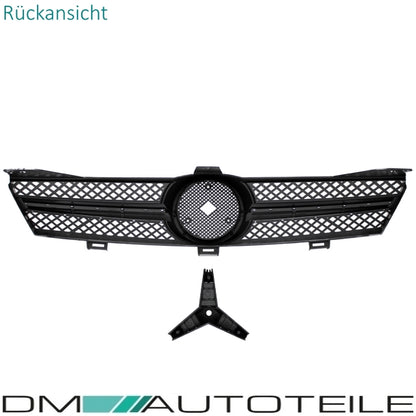 Kühlergrill Gitter Schwarz hochglanz + Chrom passend für CLS C219 W219 AMG 04-08