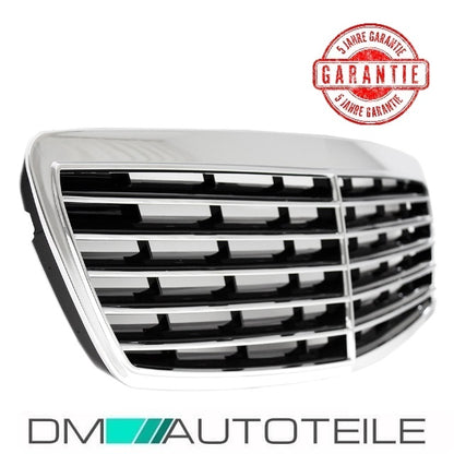 Mercedes E-Klasse W211 S211 Kühlergrill Grill Chrom Schwarz Avantgarde Bj 02-06