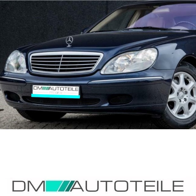 Mercedes W220 S-Klasse Kühlergrill Grill Chrom Schwarz alle Modelle Bj 98-02