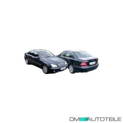 Kühlergrill chrom dunkelgrau passt für Mercedes C-Klasse T-Model 05-07