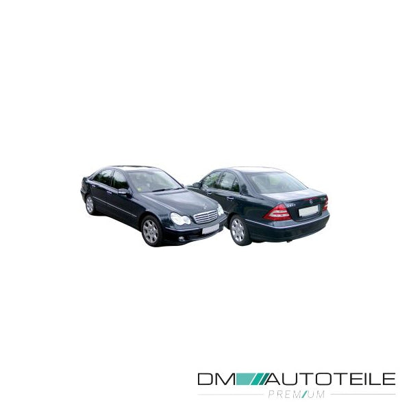 Stoßstangen Gitter Blende vorne für Mercedes C-Klasse W203 S203 Mopf 2004-2007