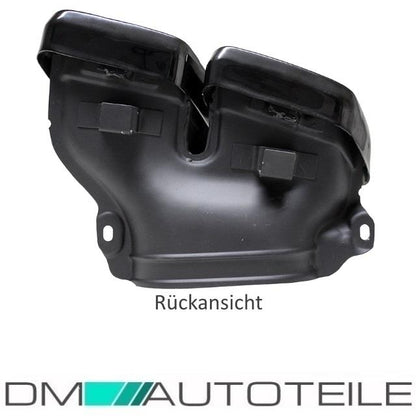 Mercedes W212 W222 Auspuffblenden Chrom Schwarz 4-Rohr Edelstahl + Zubehör E63 S63 AMG