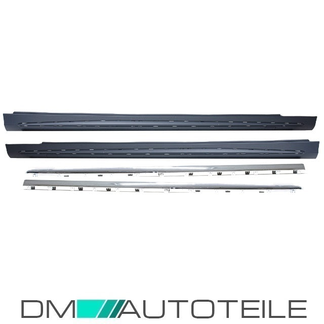 Set Seitenschweller Chrom Paket Lang passt für Mercedes S-Klasse W222 + S63 AMG