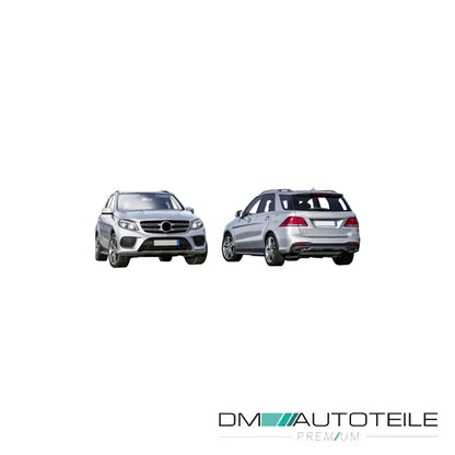 Stoßstange hinten grundiert passt für Mercedes GLE W166 ab 04/2015 Mopf