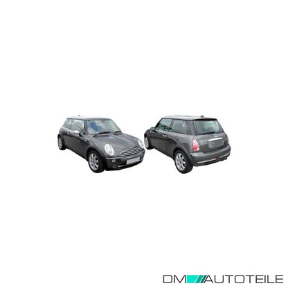 Stoßstange hinten grundiert für PDC passt für Mini Cooper R50 R53 07/04-10/06