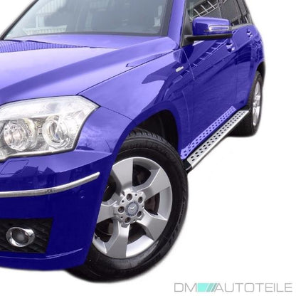 Mercedes GLK X204 Trittbretter Schweller Set Bj 08-15 inkl. Anbaumaterial