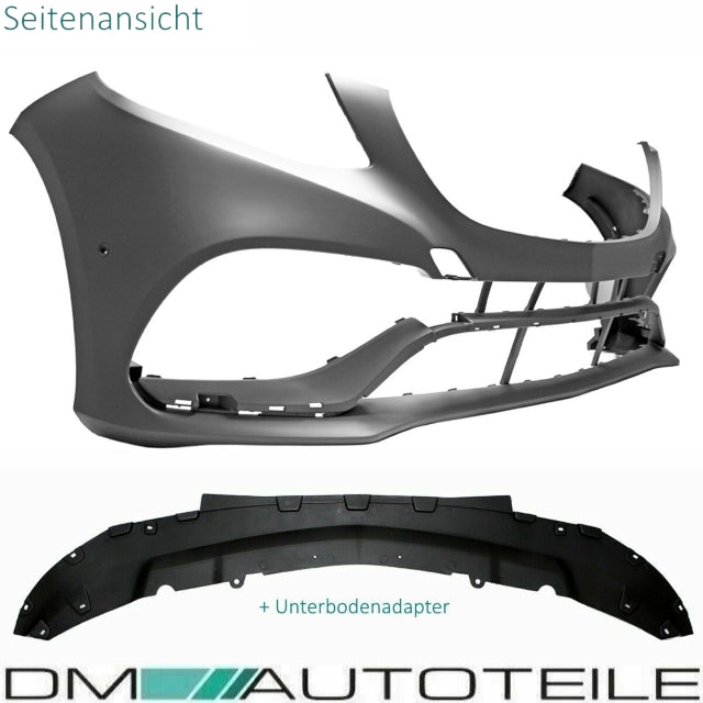 Bodykit Stoßstange Vorne Hinten + Blenden passt für Mercedes GLE W166 nicht AMG