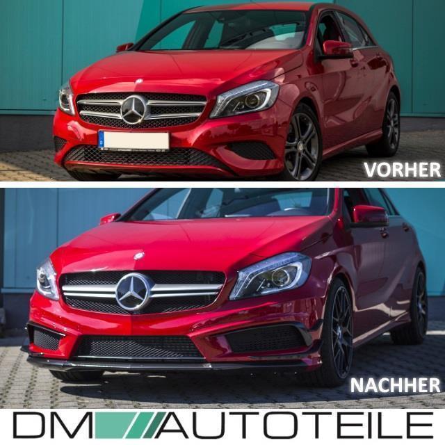 Sport Stoßstange vorne passt für Mercedes A Klasse W176 bj 12-16 ABS für SRA/PDC nicht AMG Aero Edition 1
