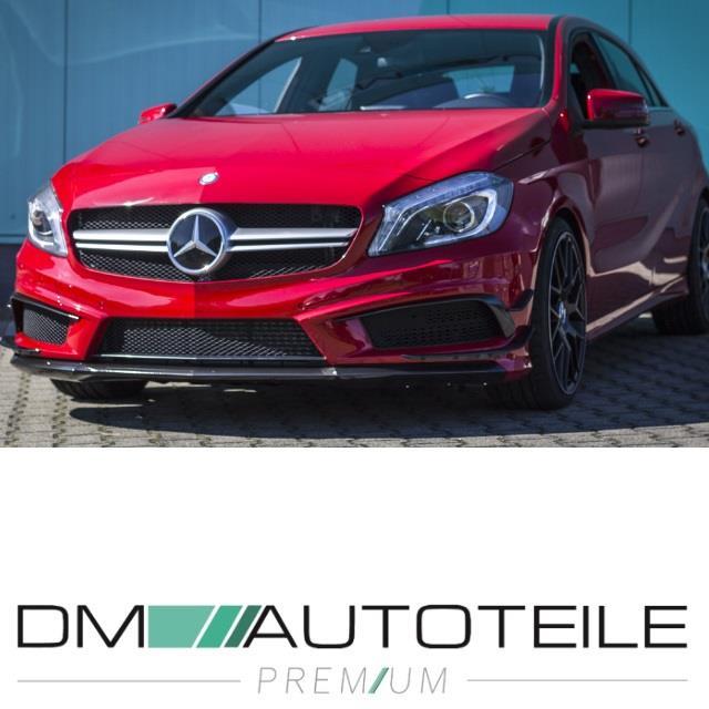 Mercedes A-Klasse W176 Spoiler Flaps Flips +Zubehör für A45 AMG Aero Edition 1
