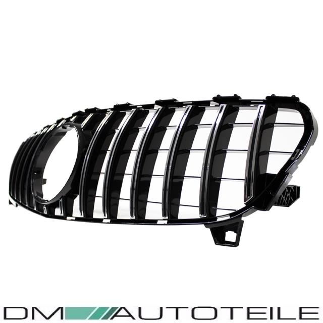 Sport -Panamericana GT Facelift Kühlergrill Chrom Schwarz passend für Mercedes A-Klasse W176 Mopf 2015-2019