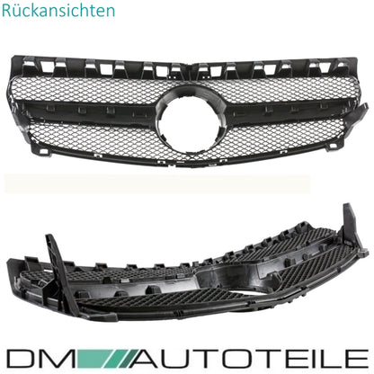 Sport Kühlergrill Schwarz Glanz passt für Mercedes A-Klasse W176 ab 13-15 nicht für AMG 45