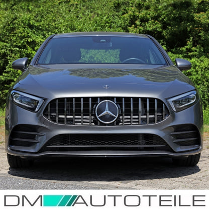Sport-Kühlergrill für Panamericana GT Chrom passt für Mercedes A-Klasse W177 Bj ab 2018 auch 360° Kamera