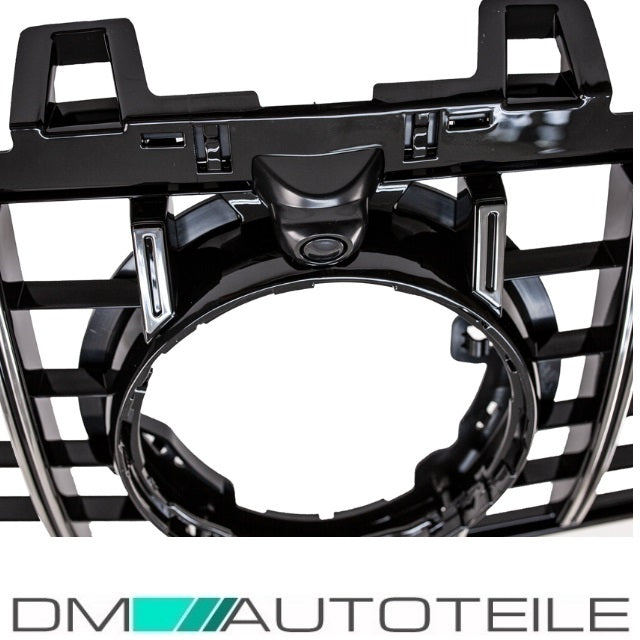 Set Sport-Kühlergrill für Panamericana GT Chrom +Stern passt für Mercedes A-Klasse W177 Bj ab 2018 auch 360° Kamera