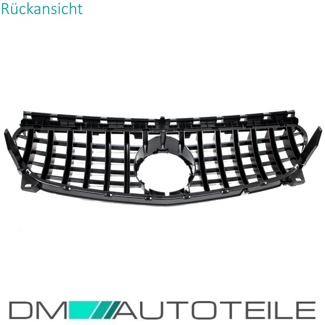 Sport-Kühlergrill für Panamericana GT schwarz passt für Mercedes CLA 117 Mopf 16-19