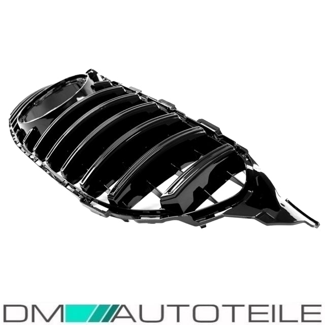 Sport-Panamericana GT Facelift Kühlergrill Schwarz Glanz passt für Mercedes C-Klasse W205 S205 Mopf ab 2018 +Kamera