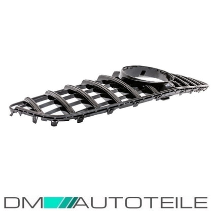 Sport-Kühlergrill für Panamericana GT Schwarz Glanz passend für Mercedes E C207 A207 Mopf 13-17