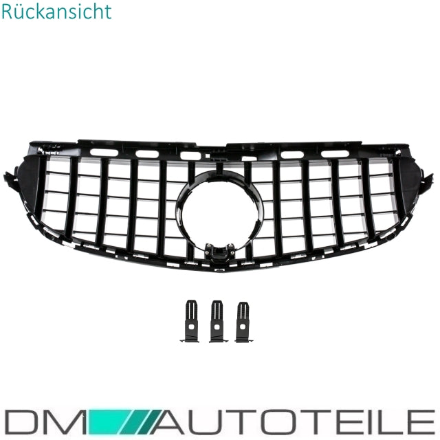 Sport-Kühlergrill für Panamericana GT Chrom passt für Mercedes E Kl. W212 S212 ab 13-16