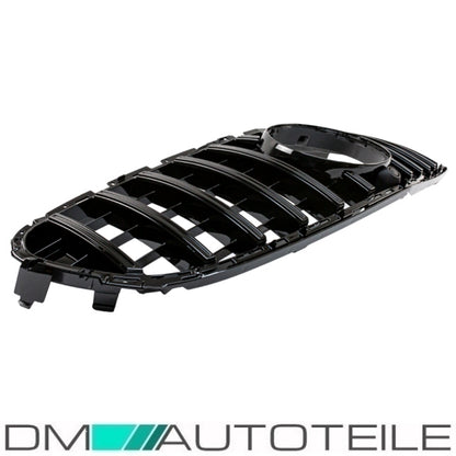 Sport-Kühlergrill für Panamericana GT Schwarz passt für Mercedes E-Klasse W212 S212 ab 2013-216