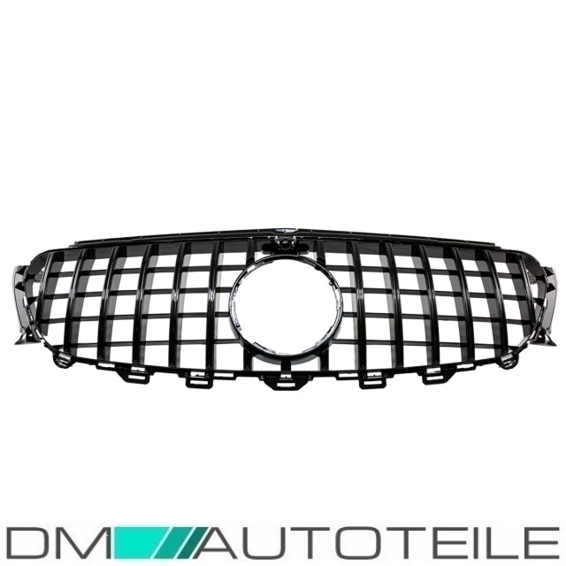 Sport-Kühlergrill für Panamericana GT Schwarz passt für Mercedes E Klasse W213 S213 C238 A238 + Kamera