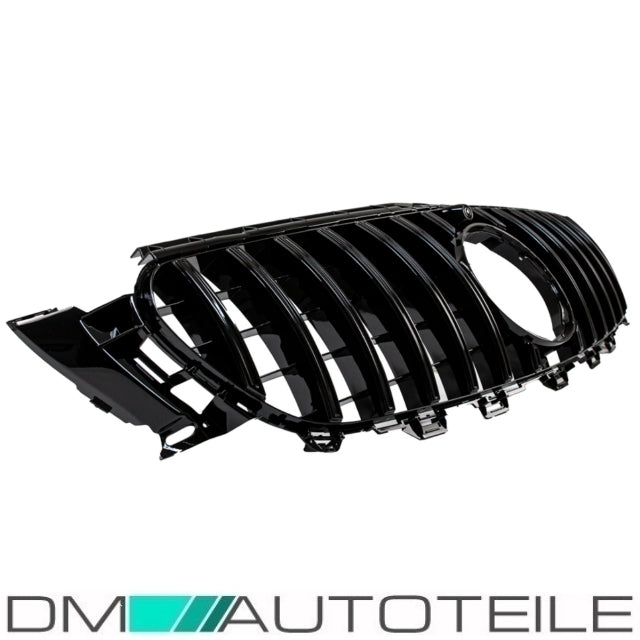 Sport-Kühlergrill für Panamericana GT Schwarz +Stern passt für Mercedes E Klasse W213 S213 C238 A238 + Kamera