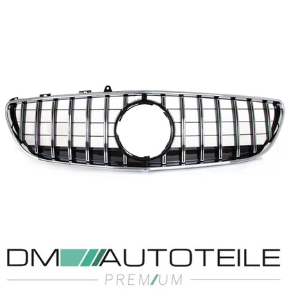 Sport-Kühlergrill für Panamericana GT chrom passt für Mercedes W218 CLS Bj 2015-2017 ohne Kamera