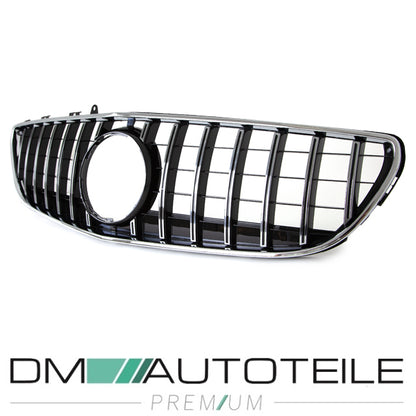 Sport-Kühlergrill für Panamericana GT chrom passt für Mercedes W218 CLS Bj 2015-2017 ohne Kamera