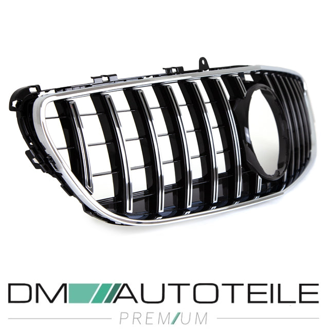 Sport-Kühlergrill für Panamericana GT chrom passt für Mercedes W218 CLS Bj 2015-2017 ohne Kamera