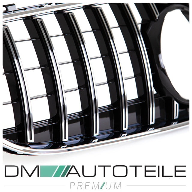 Sport-Kühlergrill für Panamericana GT chrom passt für Mercedes W218 CLS Bj 2015-2017 ohne Kamera