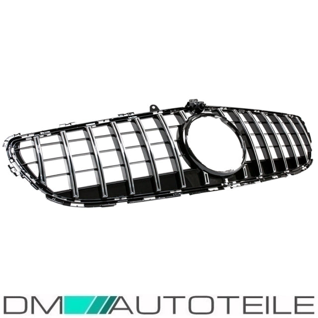 Sport-Kühlergrill für Panamericana GT Chrom passt für Mercedes W218 CLS für Kamera 14-18 Facelift