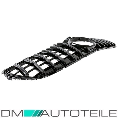 Sport-Kühlergrill für Panamericana GT Schwarz passt für Mercedes W218 CLS + Kamera 14-18