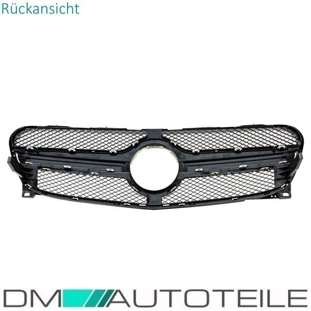 Sport Kühlergrill Silber Alu Matt passt für Mercedes GLA X156 ab 13-16 nicht AMG