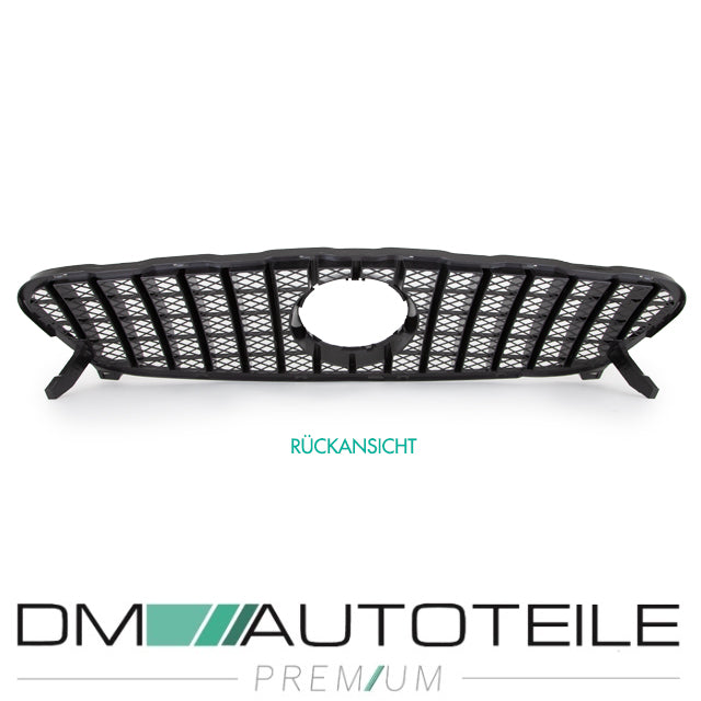 Sport-Kühlergrill für Panamericana GT Chrom Schwarz passt für Mercedes GLA X156 13-16