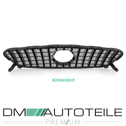 Sport-Kühlergrill für Panamericana GT Chrom Schwarz passt für Mercedes GLA X156 13-16