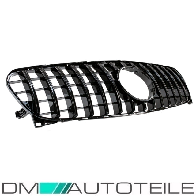 Sport-Kühlergrill für Panamericana GT Schwarz Glanz passt für Mercedes GLA X156 Facelift ab 2017