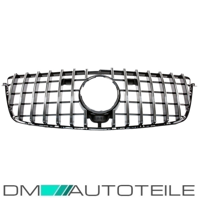 Sport-Kühlergrill für Panamericana GT Chrom passt für Mercedes GL X166 ab 12-15 auch für Kamera