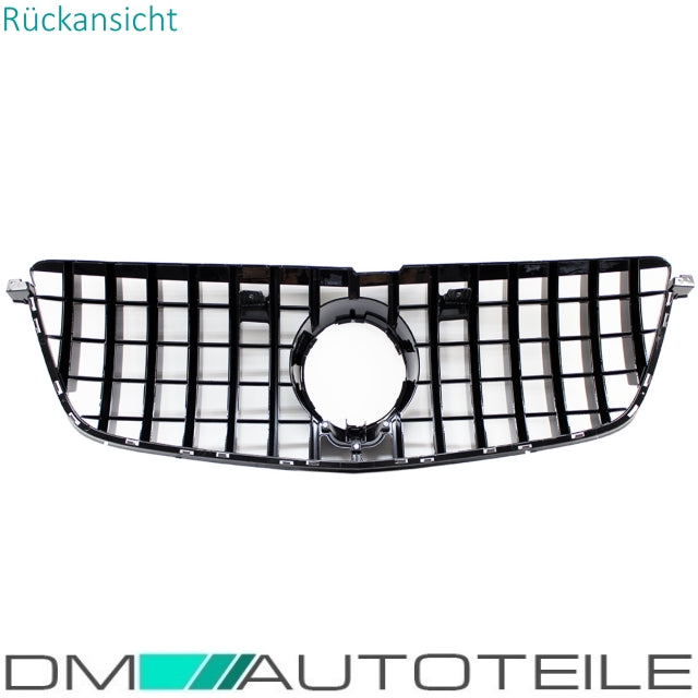 Sport-Panamericana Kühlergrill Schwarz passt für Mercedes GL X166 12-15 + Kamera