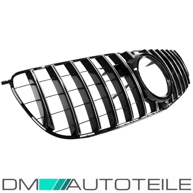 Set Sport-Kühlergrill für Panamericana GT Chrom +Stern passt für Mercedes GLS X166 Mopf +Kamera