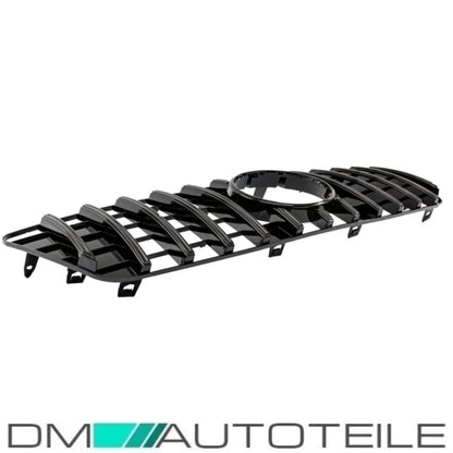 Sport-Kühlergrill für Panamericana GT Schwarz glanz passt für Mercedes ML W164 ab 09-11 Mopf Facelift
