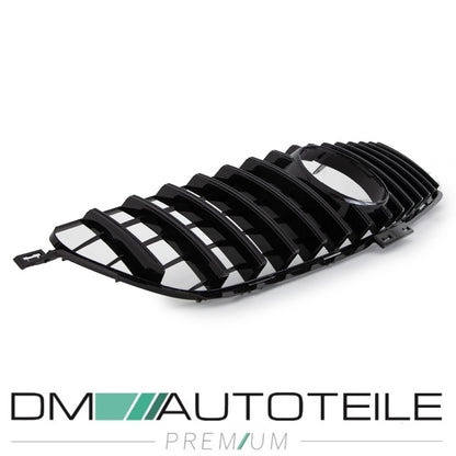 Facelift Sport-Kühlergrill für Panamericana GT Schwarz glanz passt für Mercedes ML-Klasse W166 Bj 11-14
