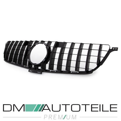 Facelift Sport-Kühlergrill für Panamericana GT Schwarz glanz passt für Mercedes ML-Klasse W166 Bj 11-14