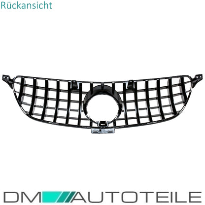 Sport-Kühlergrill für Panamericana GT Schwarz glänzend passt für Mercedes GLE C292 Coupe ab 15-19
