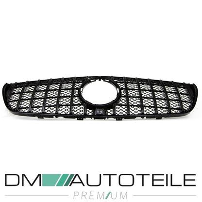 Sport-Kühlergrill für Panamericana GT Schwarz Glanz für Kamera passt für Mercedes V-Klasse W447 Bj ab 2014
