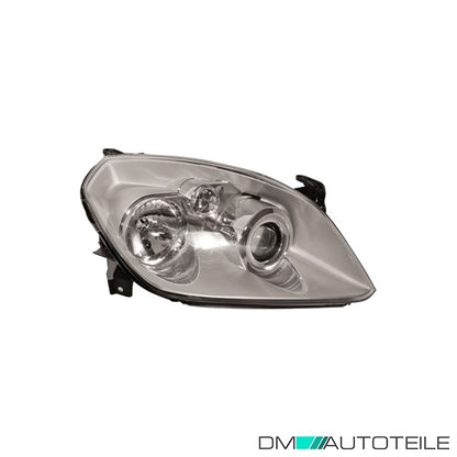 Hauptscheinwerfer rechts H1/H7 passt für Vauxhall Tigra Convertible 04-09