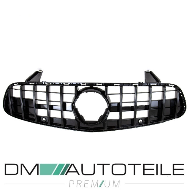 Sport-Kühlergrill für Panamericana GT Schwarz passt für Mercedes SL R231 Mopf ab 2015