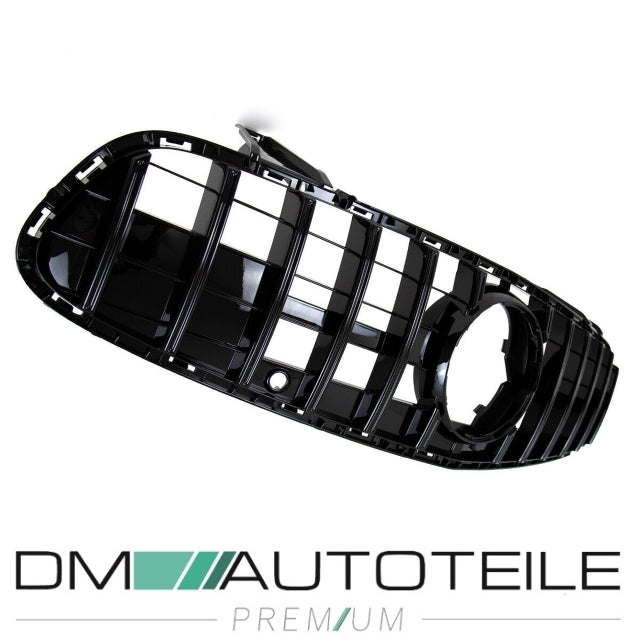 Sport-Kühlergrill für Panamericana GT Schwarz passt für Mercedes SL R231 Mopf ab 2015