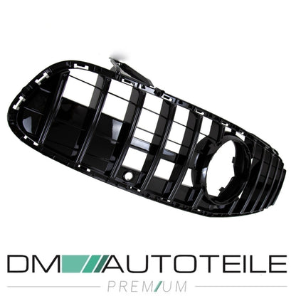 Sport-Kühlergrill für Panamericana GT Schwarz passt für Mercedes SL R231 Mopf ab 2015