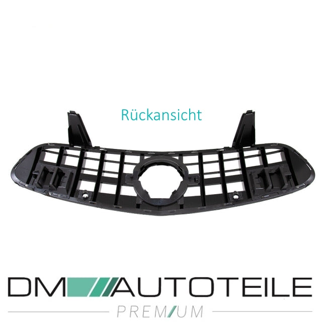 Sport-Kühlergrill für Panamericana GT Schwarz passt für Mercedes SL R231 Mopf ab 2015