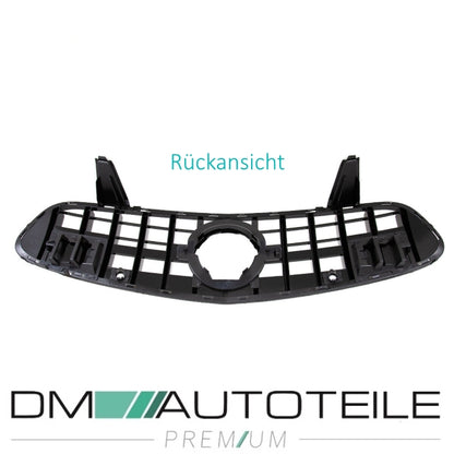 Sport-Kühlergrill für Panamericana GT Schwarz passt für Mercedes SL R231 Mopf ab 2015